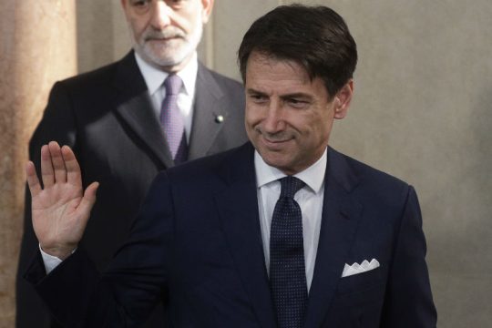 Αυτή είναι η σύνθεση της νέας ιταλικής κυβέρνησης υπό τον Κόντε
