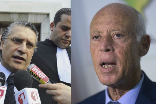 Καΐς Σάγεντ και Ναμπίλ Καρούι στον δεύτερο γύρο των προεδρικών στην Τυνησία