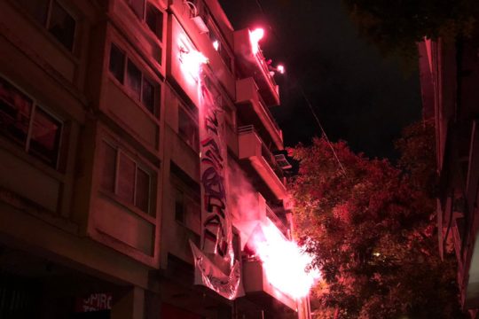 Παρέμβαση στην κατάληψη στα Εξάρχεια που είχε εκκενωθεί τον Αύγουστο