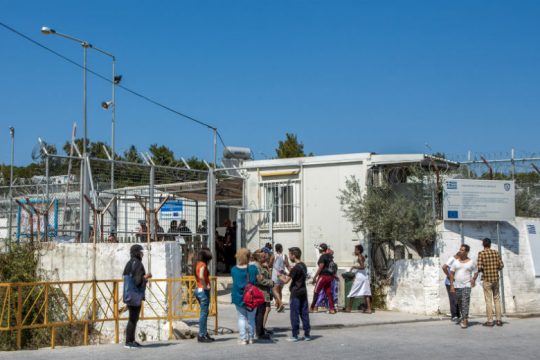 Ένταση στη Μόρια στην πτέρυγα ανήλικων ασυνόδευτων προσφύγων