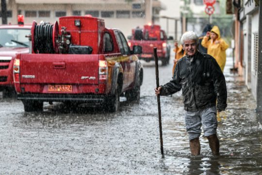 Με μεγάλη σφοδρότητα χτύπησε η κακοκαιρία