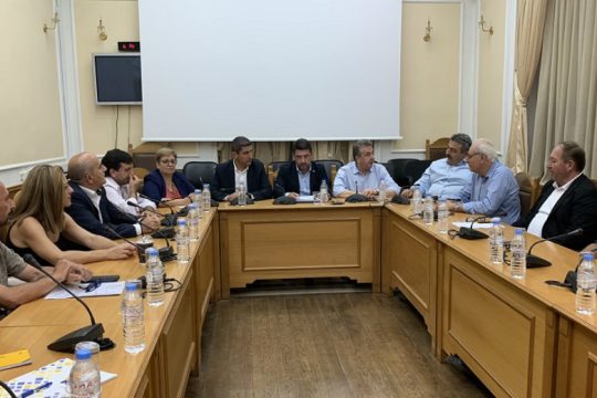 Σύσκεψη στην Κρήτη υπό τον γ.γ. Πολιτικής Προστασίας Νίκο Χαρδαλιά