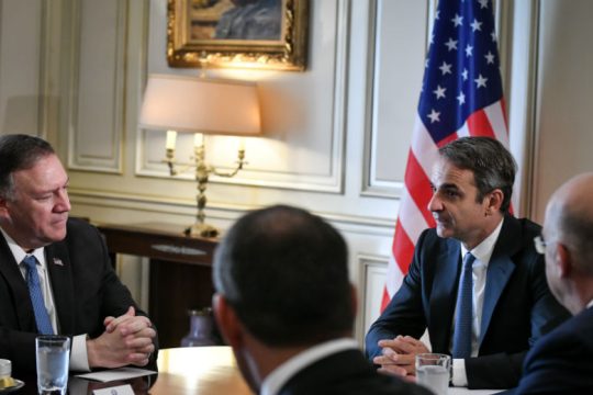 Η τουρκική προκλητικότητα στην ατζέντα της συνάντησης Μητσοτάκη – Πομπέο