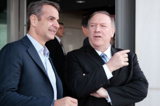 Δεύτερη μέρα της επίσκεψης Πομπέο στην Αθήνα