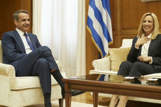 Τι συζήτησαν Μητσοτάκης – Γεννηματά για τον ΠτΔ