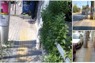 Πεζοδρόμια μετ’ εμποδίων: η ντροπιαστική ελληνική πραγματικότητα