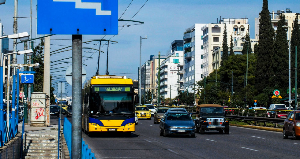 Χωρίς τρόλεϊ το μεσημέρι η Αθήνα