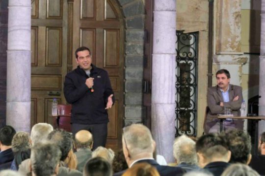Με ομιλία στο Ρέθυμνο ολοκληρώθηκε η περιοδεία Τσίπρα στην Δ. Κρήτη