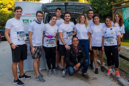 Οι άνθρωποι της P&G και του κινητού πλυντηρίου για αστέγους Ithaca ένωσαν τις δυνάμεις τους στον 37ο Αυθεντικό Μαραθώνιο της Αθήνας