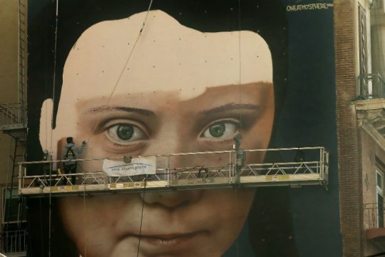 Μια τοιχογραφία για τη Γκρέτα στην καρδιά του Σαν Φρανσίσκο