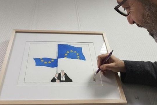 Η Ευρώπη μέσα από τα σκίτσα του Μιχάλη Κουντούρη