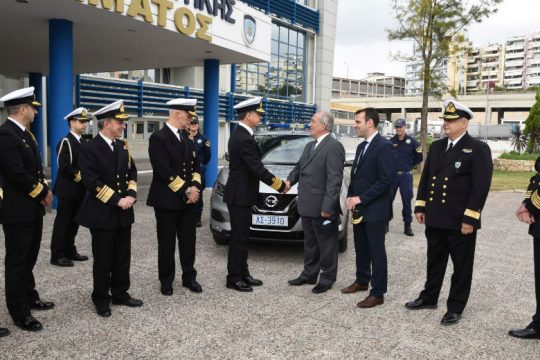 Όχημα-δωρεά στο Λιμενικό Σώμα από ναυτιλιακή εταιρεία