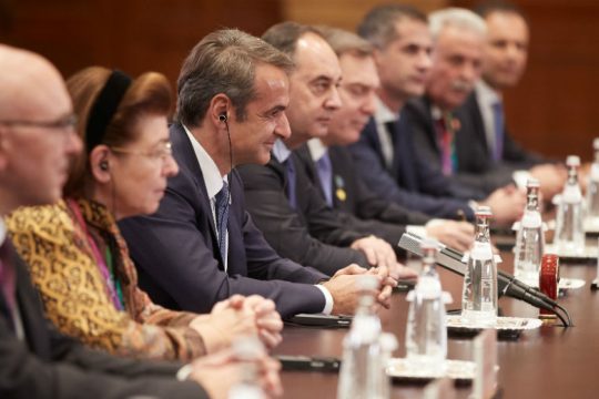 Ικανοποίηση Μητσοτάκη για το υποκατάστημα της Bank of China στην Αθήνα