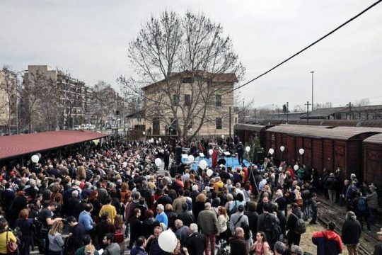 «Εκκωφαντική σιωπή» στη μνήμη των 50.000 Εβραίων