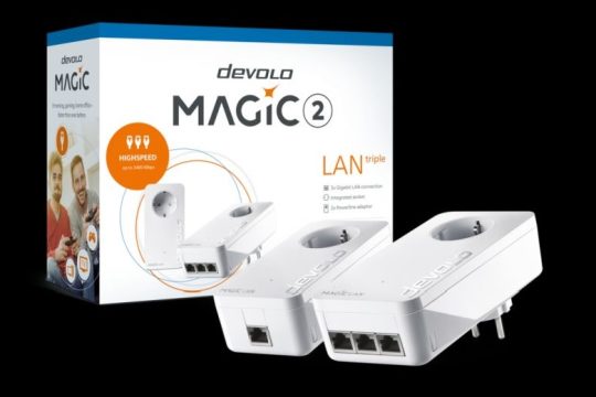 devolo Magic 2 LAN triple: Ο ταχύτερος προσαρμογέας με τρεις θύρες LAN