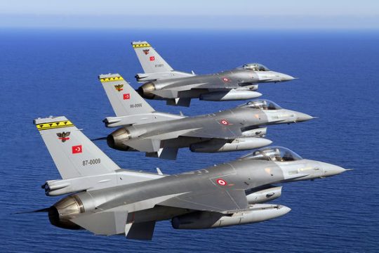 Υπερπτήσεις τουρκικών μαχητικών στη νήσο Ρω