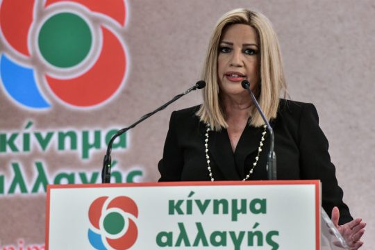 Σε σύγκληση Συμβουλίου πολιτικών αρχηγών για την Τουρκία επιμένει η Γεννηματά