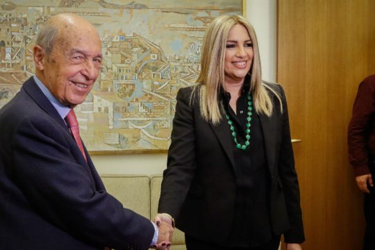 Συνάντηση Γεννηματά – Σημίτη για τα ελληνοτουρκικά