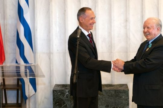 Η Ρωσική Πρεσβεία τίμησε τον Νίκο Δασκαλαντωνάκη