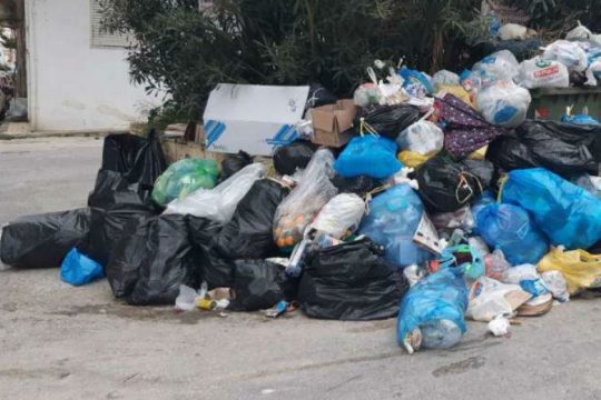 Ζάκυνθος: Σταμάτησε η αποκομιδή των απορριμμάτων