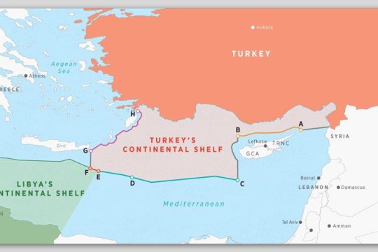 Στον ΟΗΕ έστειλε η Τουρκία τα κείμενα και τους χάρτες της συμφωνίας με τη Λιβύη