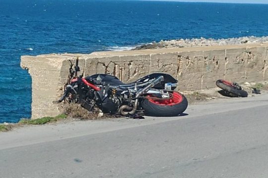 Κρήτη: Στην εντατική νεαρός που τραυματίστηκε σε τροχαίο με μηχανή