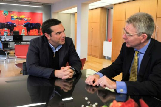 Συνάντηση Τσίπρα – Πάιατ με φόντο τις τουρκικές προκλήσεις