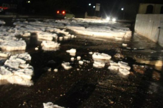 Κρήτη: Σφοδρή χαλαζόπτωση προκάλεσε νέες ζημιές σε καλλιέργειες