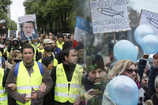 «Κίτρινα γιλέκα» και «Σαρδέλες», οι δύο όψεις της ανυπακοής