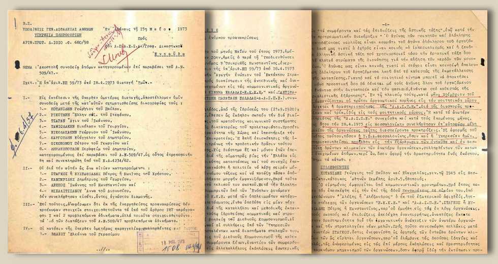 Ο Κοτανίδης στα νύχια της δικτατορίας