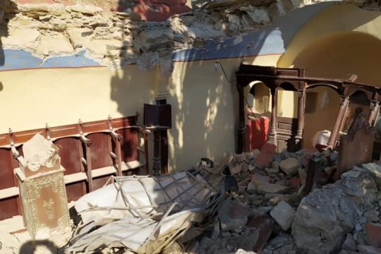 Η «Ζηνοβία» δεν σεβάστηκε το παλιό μοναστήρι της Σύμης