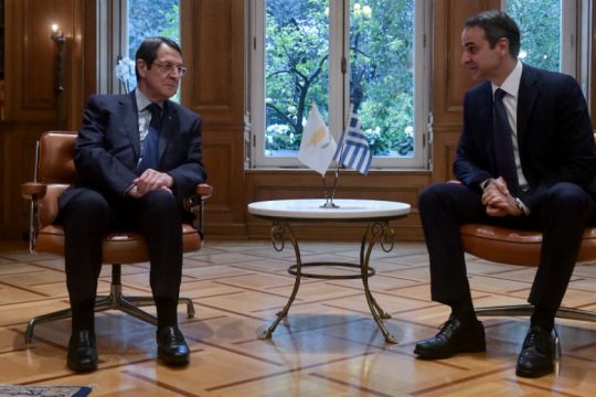 Ικανοποίηση Μητσοτάκη – Αναστασιάδη για τον East Med
