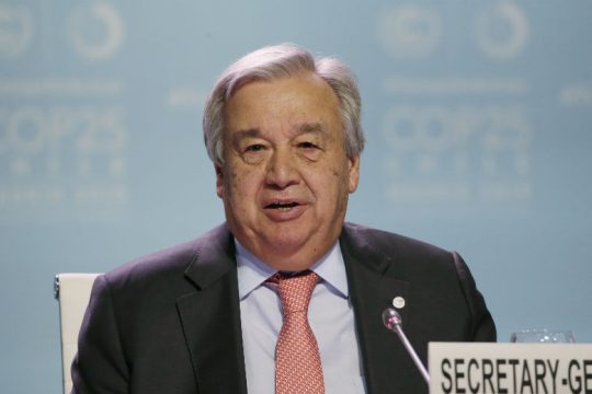 Διεθνή στήριξη της διάσκεψης για τη Λιβύη ζητάει ο Γκουτέρες