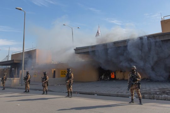 Ρουκέτες ξανά κοντά στην αμερικανική πρεσβεία στη Βαγδάτη
