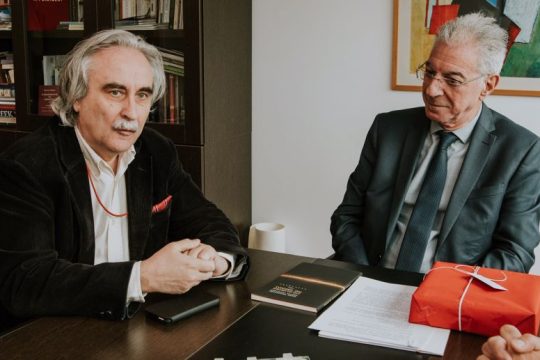 Ο υπουργός Παιδείας, Πρόδρομος Προδρόμου στο Ευρωπαϊκό Πανεπιστήμιο Κύπρου