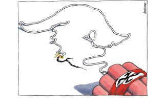 Σκίτσο της Εφ.Συν. (Μ. Κουντούρης 07.01.2020)