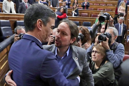 Οριακή πλειοψηφία με τους Podemos (Πάμπλο Ιγκλέσιας) στην αντιπροεδρία