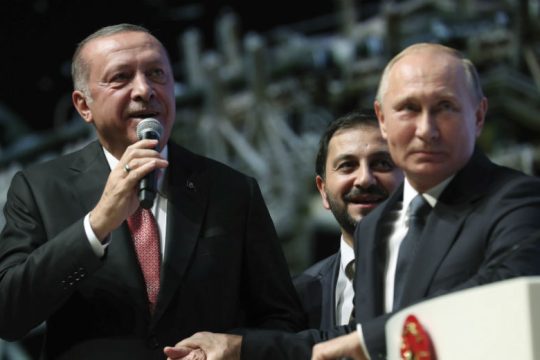 Πούτιν-Ερντογάν εγκαινιάζουν τον αγωγό TurkStream και συζητούν για τη Συρία