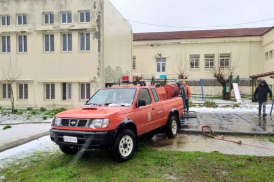 Κλειστά τα σχολεία λόγω της κακοκαιρίας σε πολλές περιοχές της Κρήτης