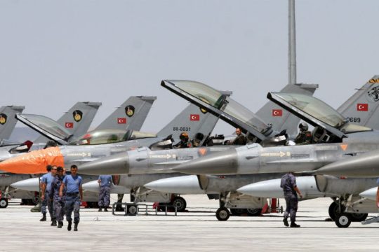 Ρεκόρ παραβιάσεων του εθνικού εναέριου χώρου από τουρκικά μαχητικά