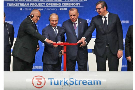 Φανταχτερά εγκαίνια στον TurkStream