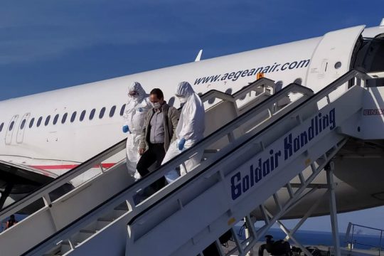 Πραγματοποιήθηκε η άσκηση στο «Ν. Καζαντζάκης» για τον κορονοϊό