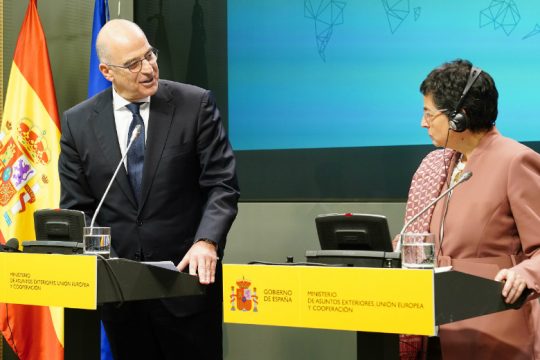 Απέφυγε να καταδικάσει την Τουρκία η Ισπανίδα ΥΠ.ΕΞ.