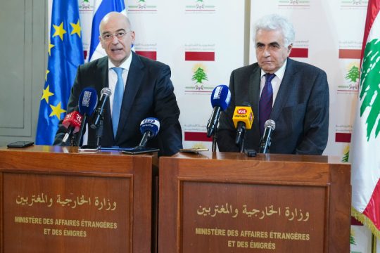 Δένδιας: Πρωταρχικής σημασίας η παύση της ξένης παρέμβασης στη Λιβύη