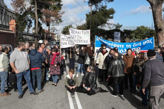 Δεύτερη ημέρα με αυξημένη ένταση στη Λέσβο