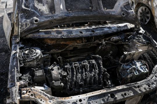 Εμπρησμός αυτοκινήτων του ΥΠΠΟΑ στη Θεσσαλονίκη