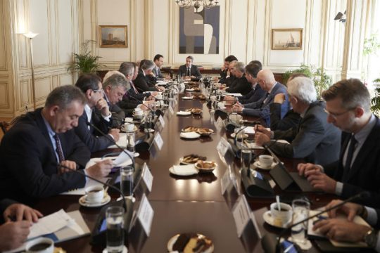 Πρώτη συνάντηση της νέας διοίκησης της ΚΕΔΕ με τον πρωθυπουργό