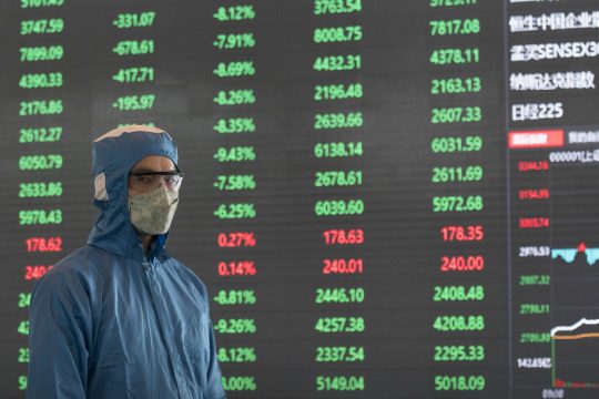 «Βουτιά» περίπου 8% στις αγορές της Κίνας λόγω του κοροναϊού