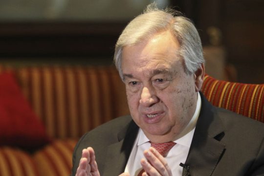 «Κοντινή βεβαιότητα» η παγκόσμια ύφεση λέει ο Αντόνιο Γκουτέρες