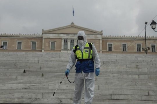 Η ISS Hellas ενάντια στον COVID-19 με καθημερινές απολυμάνσεις στην Αθήνα